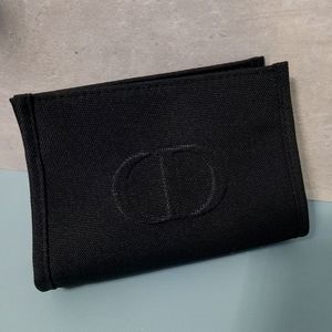 New Dior beauty black make up case pouch